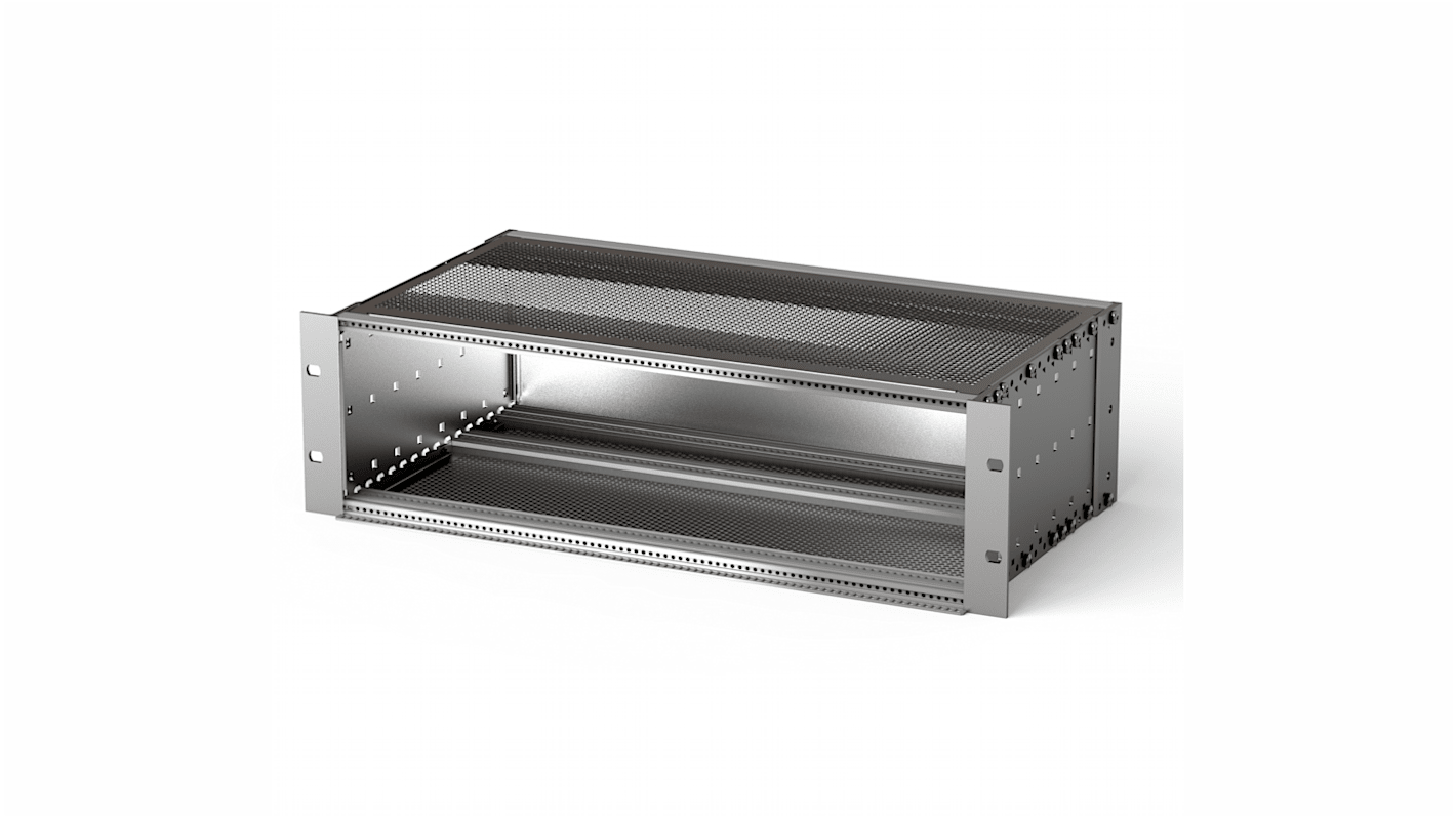 Châssis rackable Subrack nVent SCHROFF 3U Ventilé, Dimensions 133.35 x 426.72 x 175mm