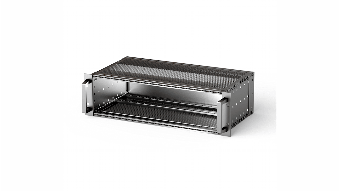 Châssis rackable Subrack nVent SCHROFF 3U Ventilé, Dimensions 133.35 x 426.72 x 175mm