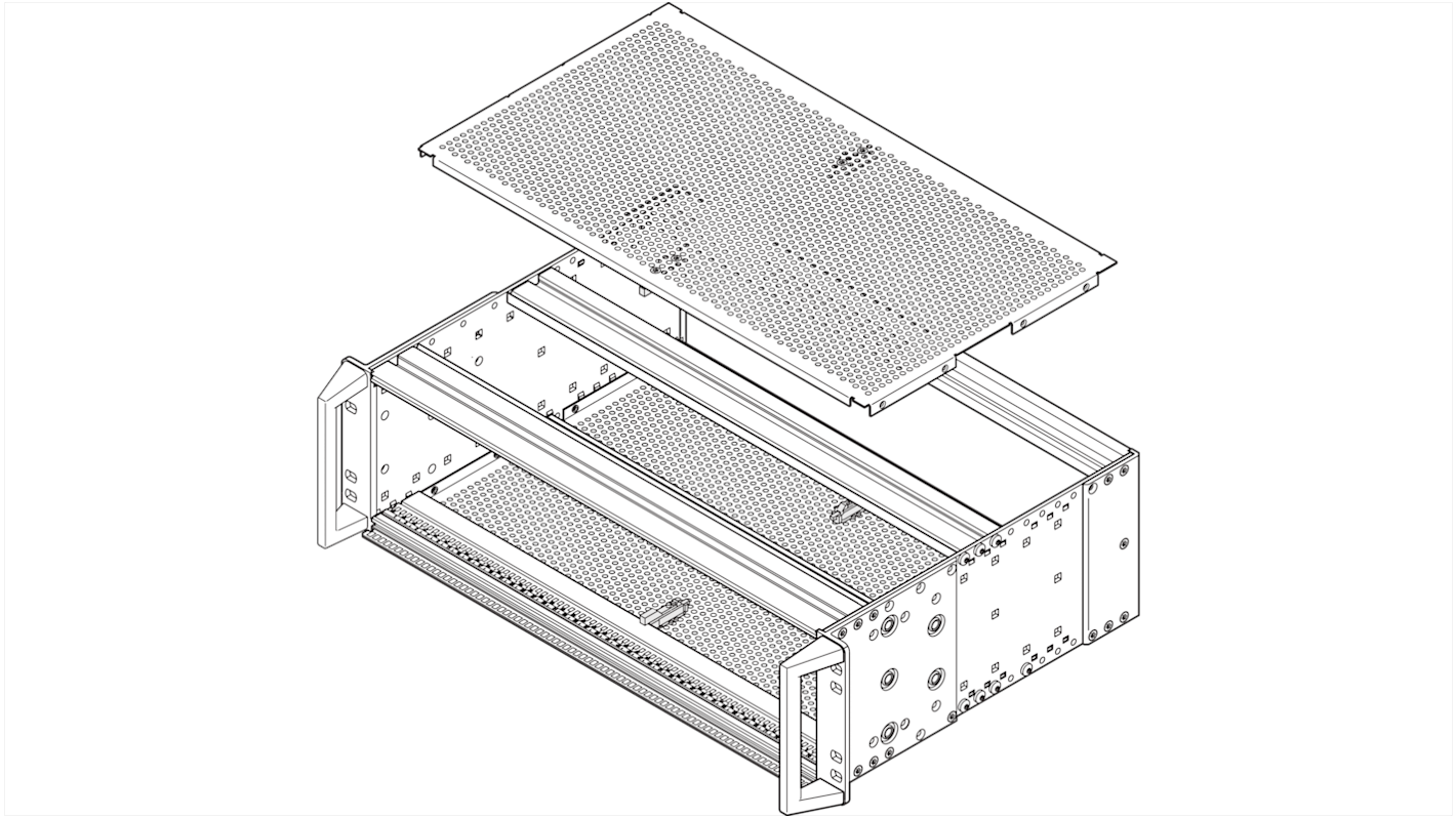 Panel stelażowy Płyta pokrywy do szafy RACK nVent SCHROFF 235mm