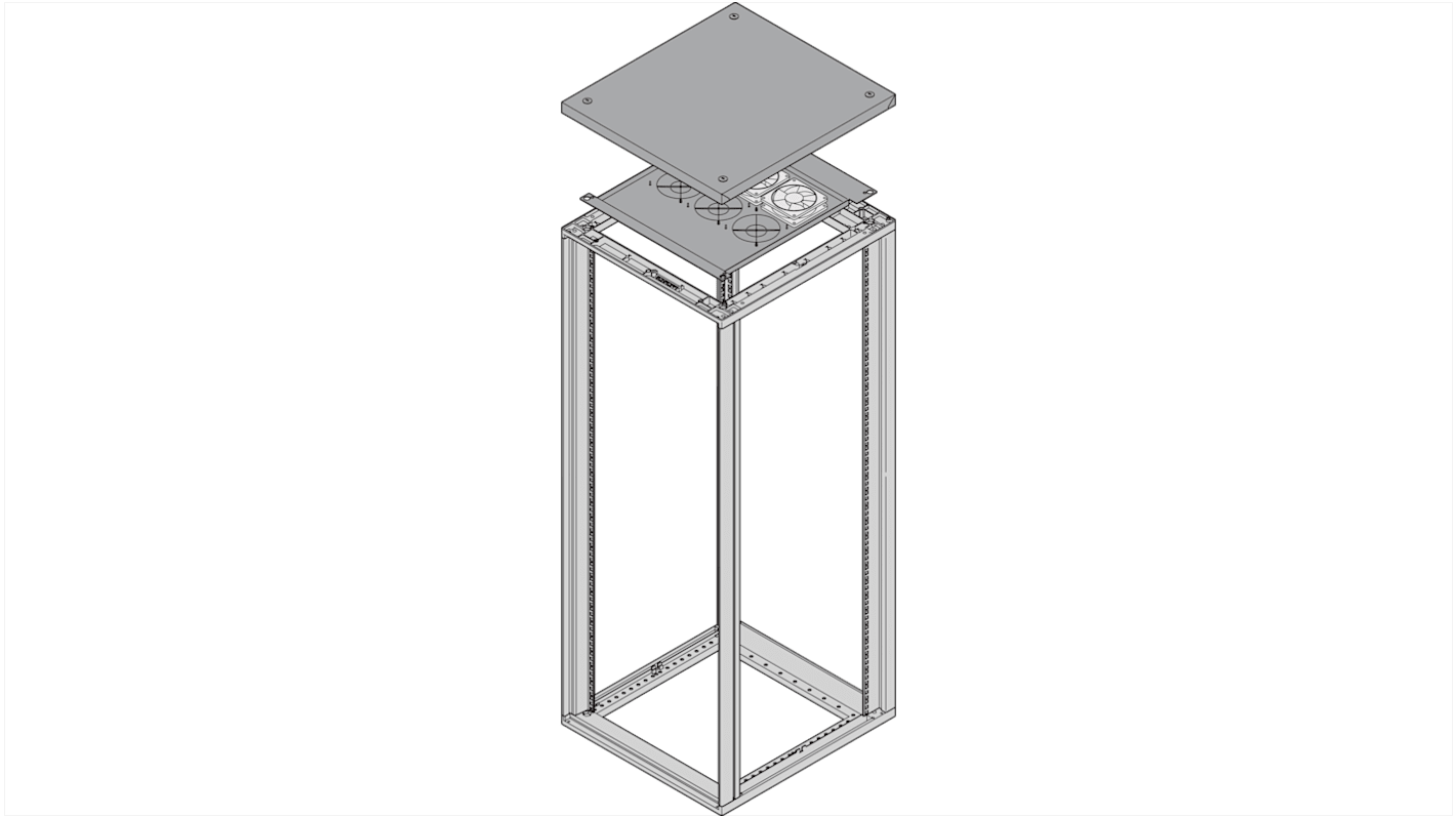 nVent SCHROFF Fan Unit with Top Cover