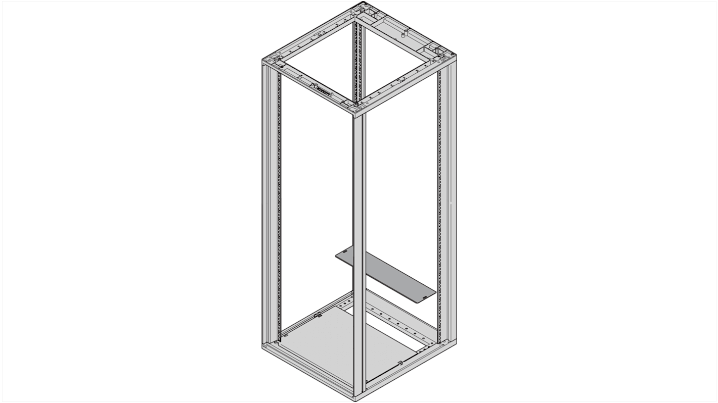 Piastra base nVent SCHROFF 6U, 485 x 92mm