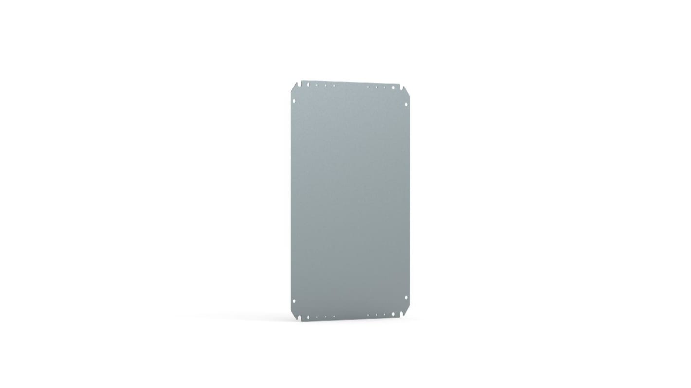 nVent HOFFMAN AMP Series Galvanised Steel Mounting Plate, 250mm W, 250mm L