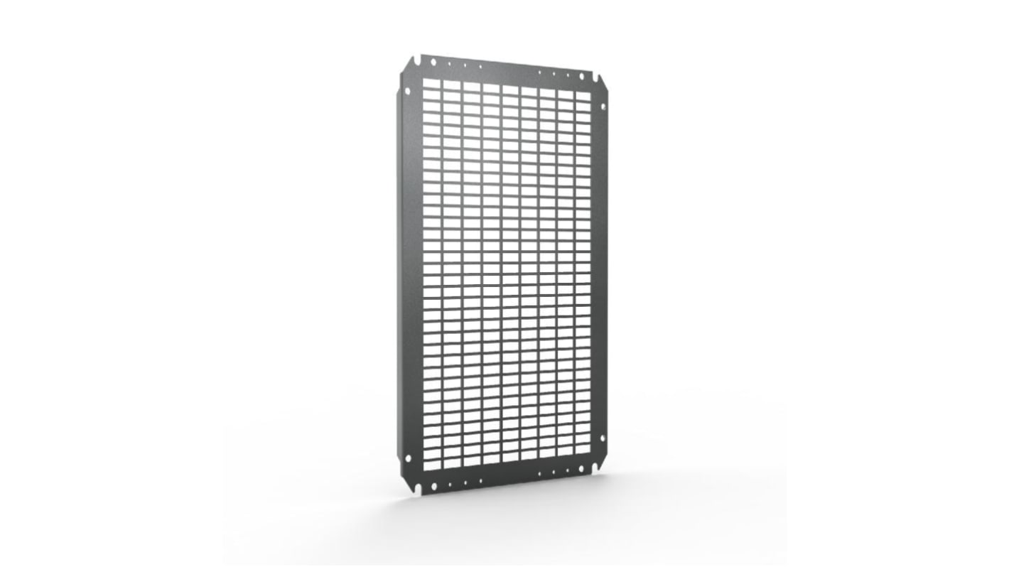 nVent HOFFMAN AMT Series Galvanised Steel Perforated Mounting Plate, 600mm W, 800mm L