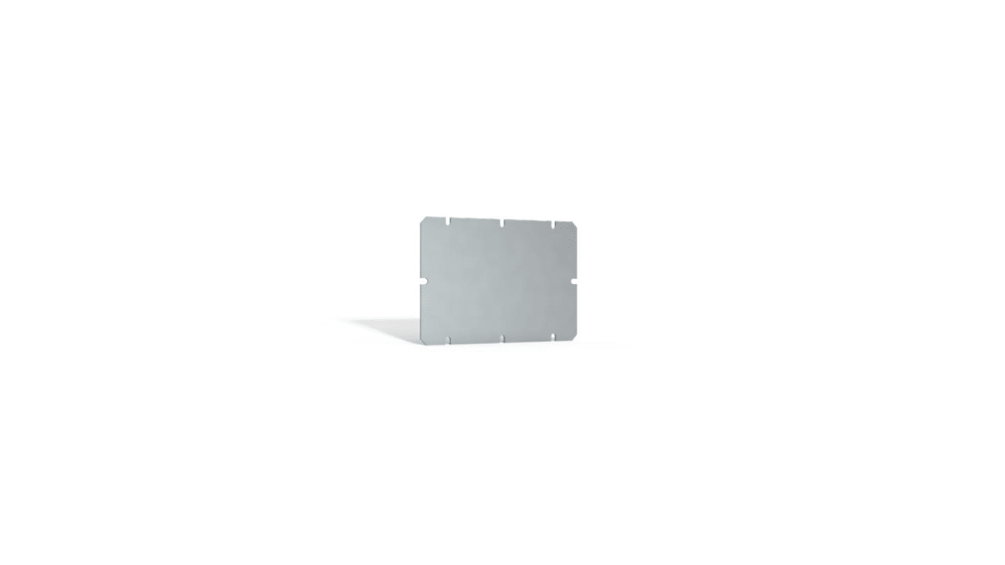 nVent HOFFMAN SMP Series Galvanised Steel Mounting Plate, 250mm W, 175mm L