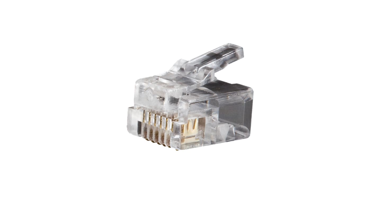 Modular Telephone Plugs RJ11 6P6C, 25-Pa