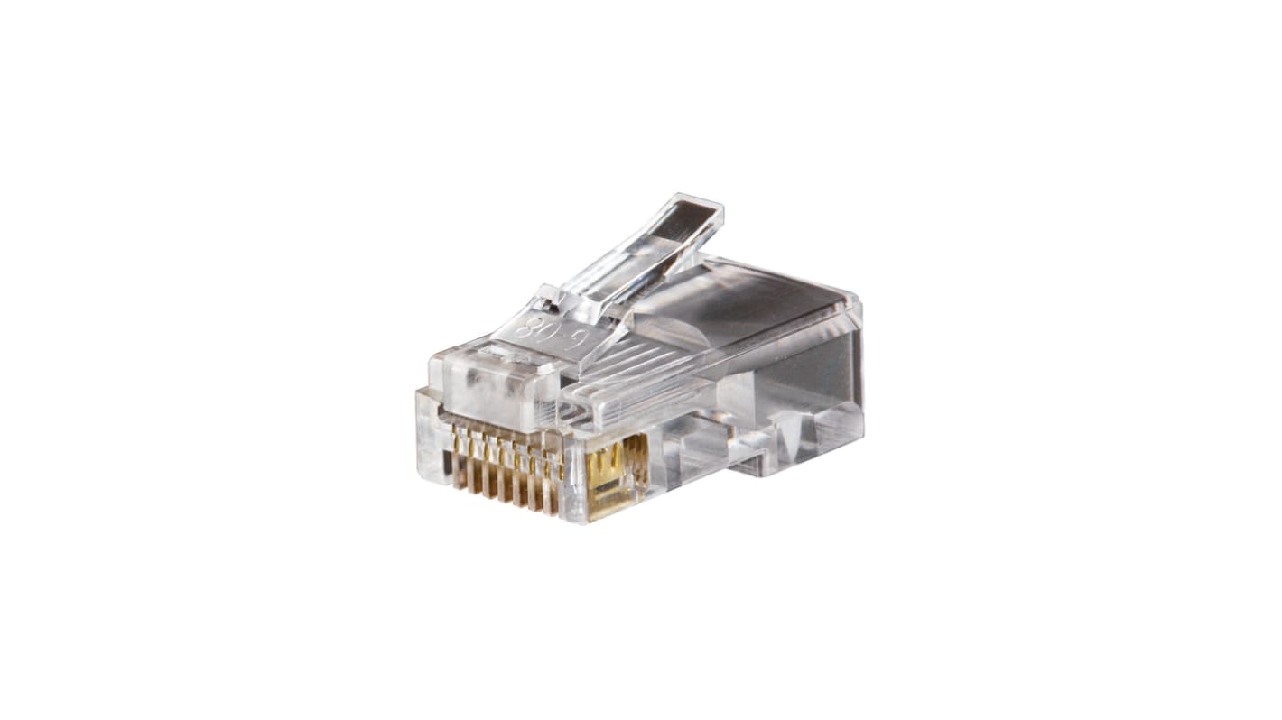 Klein Tools VDV826 Series Male RJ45 Connector, Cable Mount, Cat5e