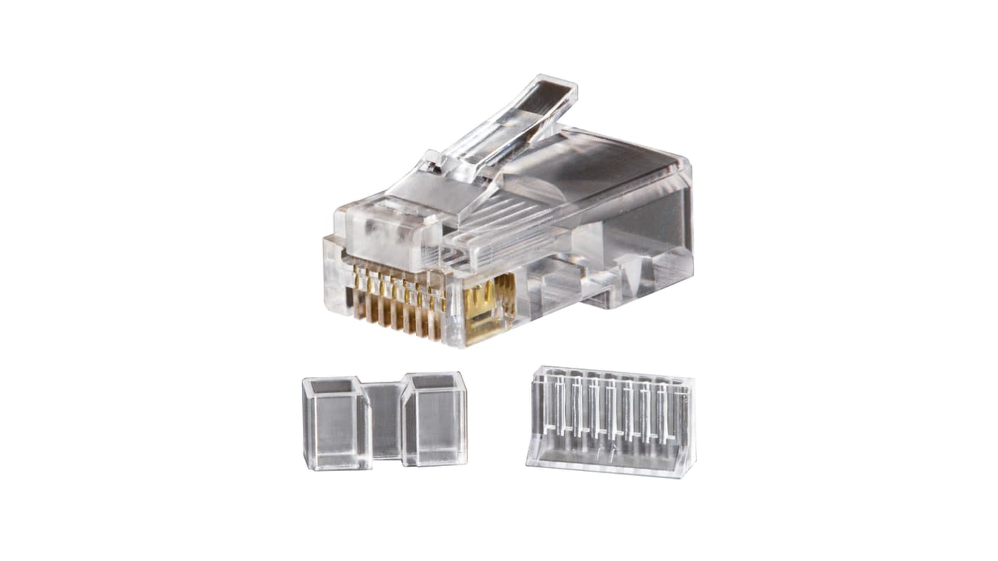 Klein Tools RJ45 モジュラーコネクタ, オス, RJ45コネクタ, ケーブルマウント, Cat6, VDV826603