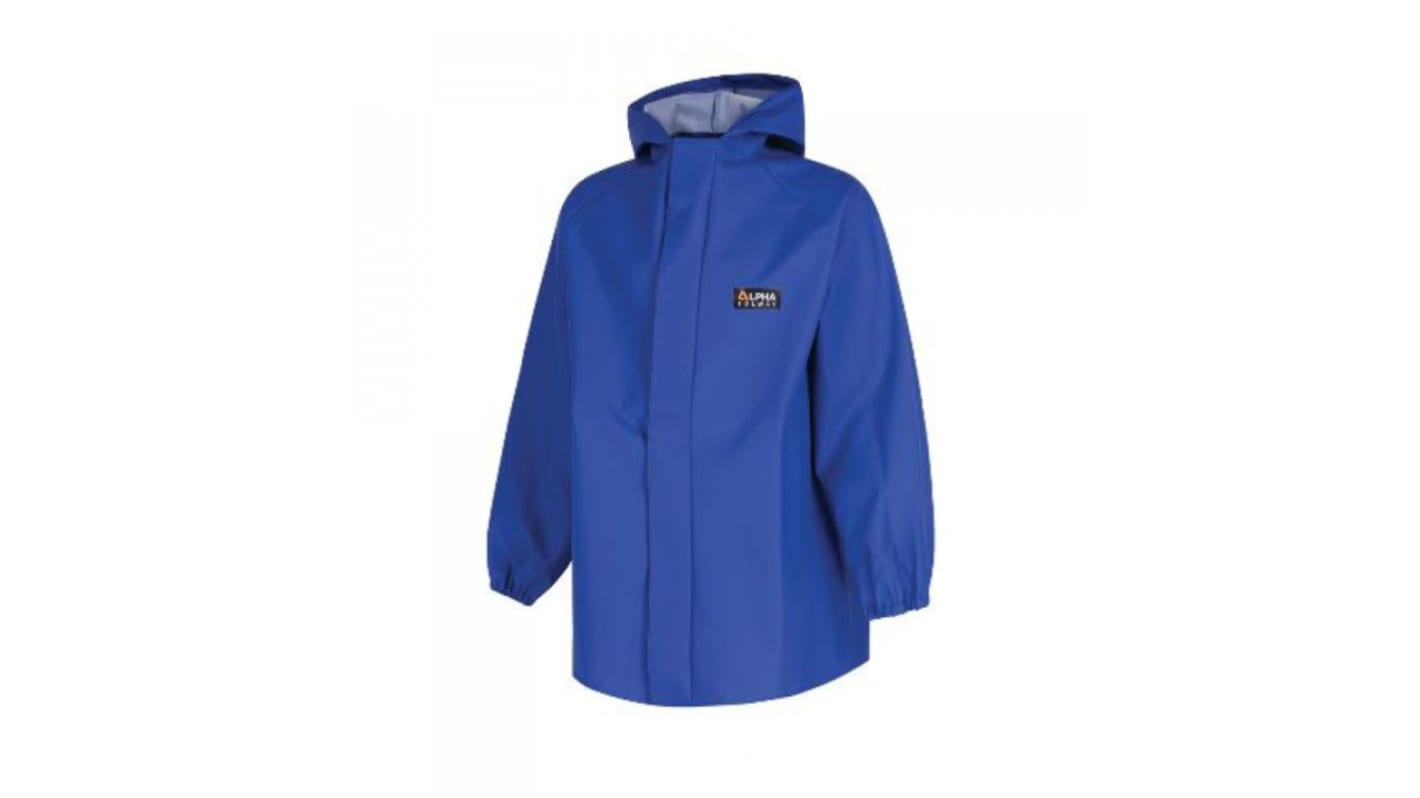 Alpha Solway HLJH-EW Blue, Chemical Resistant Jacket Hoodie Jacket, M
