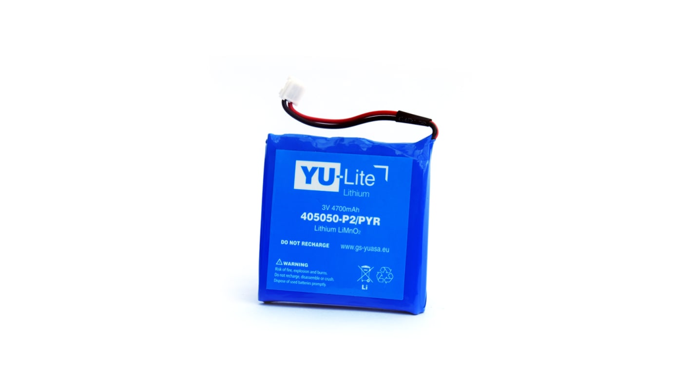 Yuasa 405050-P2/PYR 3 V Lithium Batterie, 3V / 4.7Ah LiMnO2