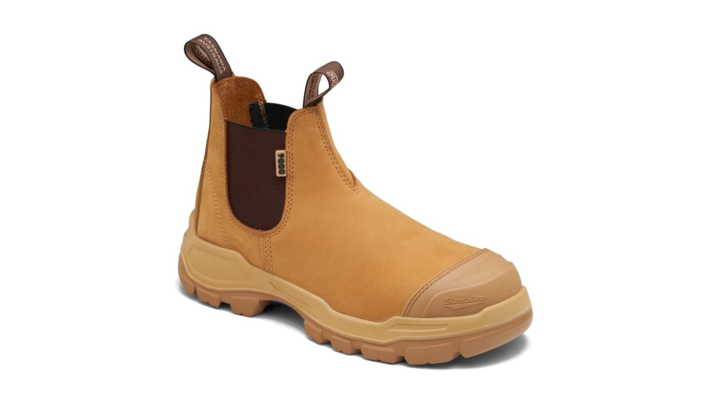 9000060 Blundstone 9000 Wheat Steel Toe Capped Unisex Safety Boot, UK