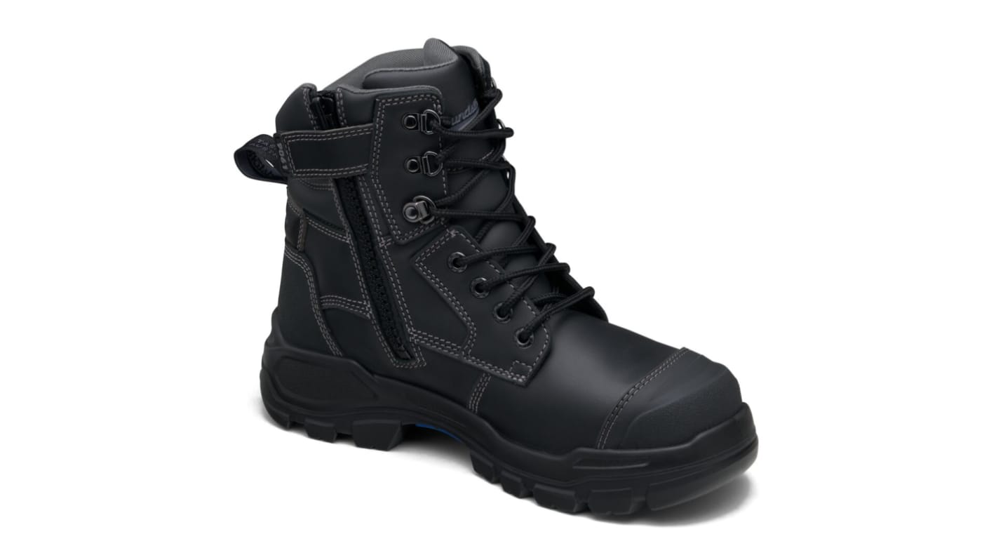 Blundstone 9061 Black Steel Toe Capped Unisex Safety Boots, UK 5, EU 38