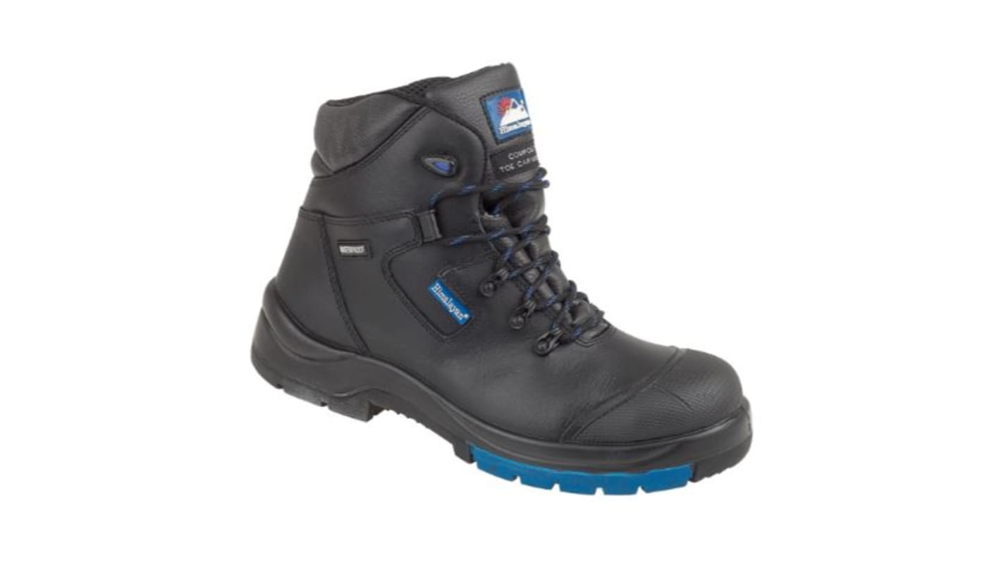 Himalayan 5160 Black Non Metal Toe Capped Unisex Safety Boots, UK 4, EU 36.5