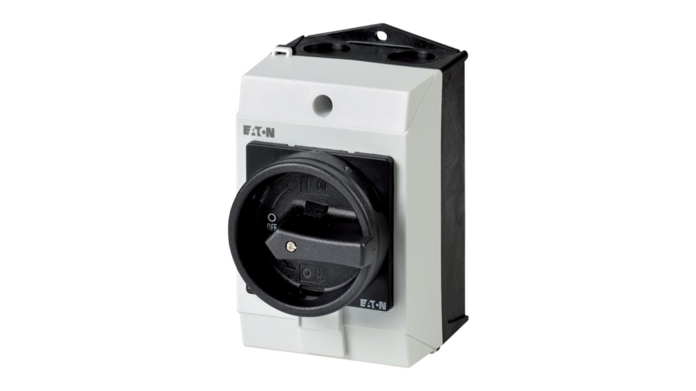Eaton 3 Pole Surface Mount Isolator Switch - 20A Maximum Current, 7.5kW Power Rating, IP65