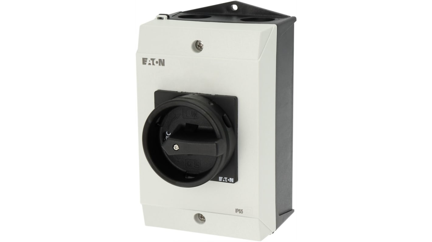 Eaton 3 Pole Surface Mount Isolator Switch - 32A Maximum Current, 15kW Power Rating, IP65