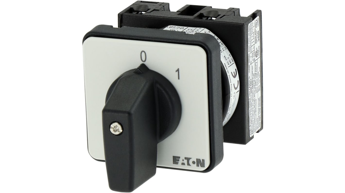 Interrupteur à came Eaton Eaton Moeller Series T0, 2 contacts , 2P, 20A