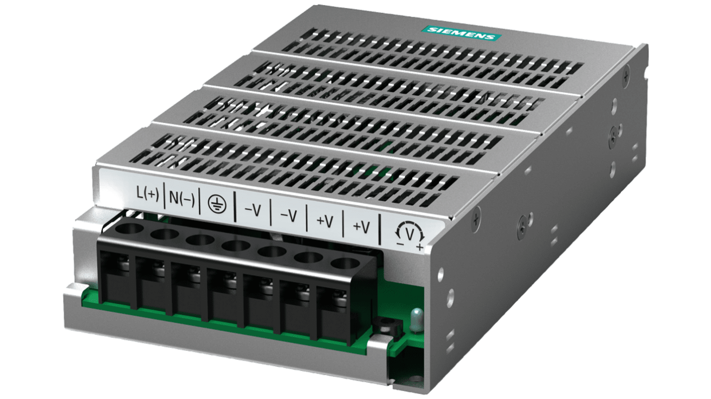 Siemens 6EP1322 Schaltnetzteil, 12V dc / 8.5A 100W 100 → 240V ac, DIN-Schienen-Montage