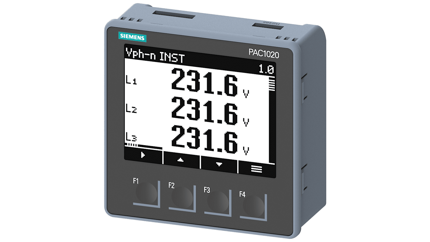 7KM1020-0BA01-1DA0 | Siemens Graphical Display Energy Meter, Type | RS