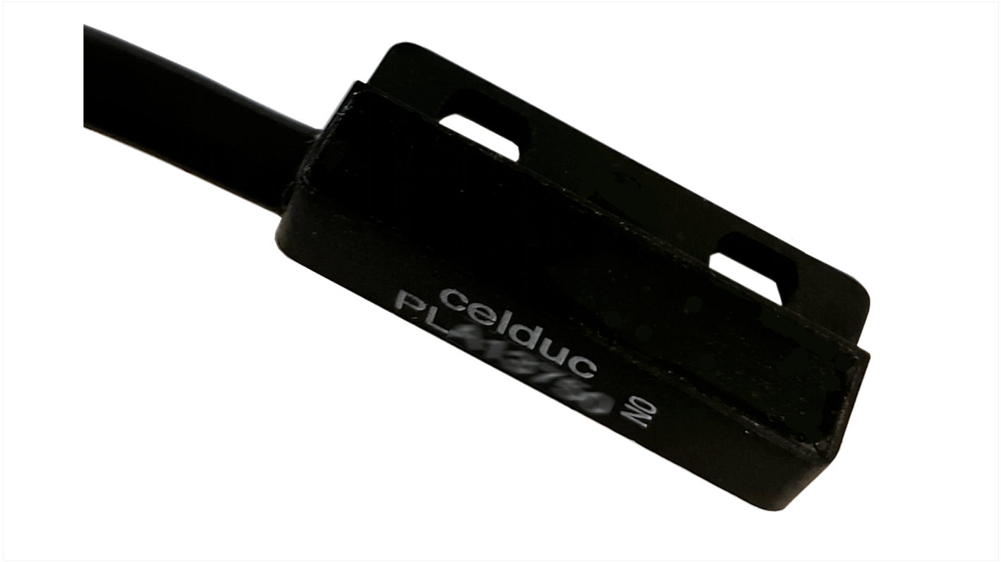 Celduc PLA Series Proximity Rectangular-Style Magnetic Proximity Sensor, 100 V, IP67