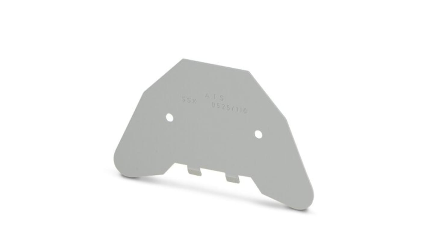 Phoenix Contact ATS-SSK 0525/110 Series Partition Plate for Use with DIN Rail Terminal Blocks