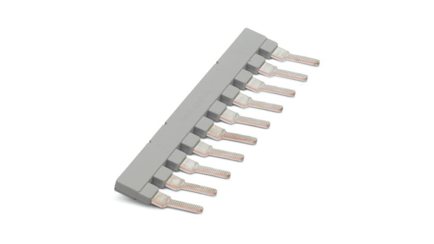 Phoenix Contact EB 10-15 Series Insertion Bridge for Use with DIN Rail Terminal Blocks