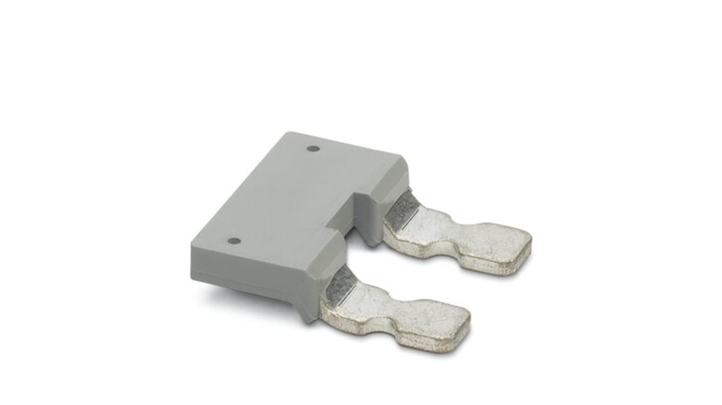 Phoenix Contact EB 2-25 Series Insertion Bridge for Use with DIN Rail Terminal Blocks