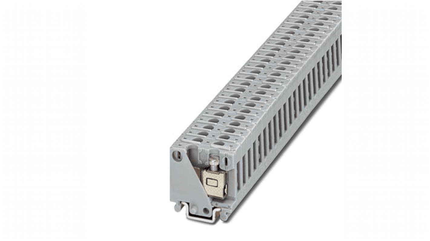 Phoenix Contact MBK-FS Series Grey Feed Through Terminal Block, 2.5mm², 1-Level, Screw Termination