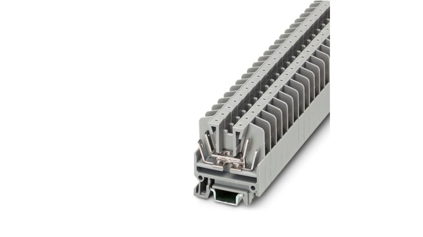 1417074 | Phoenix Contact MBK 5/E-FS/FS Series Grey Feed Through ...