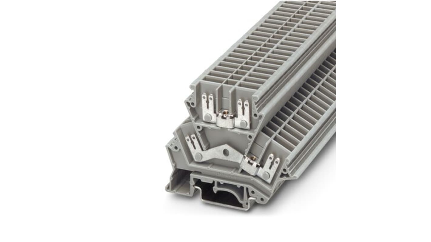 2771133 | Phoenix Contact UKK 4-FS/FS Series Grey Feed Through Terminal ...