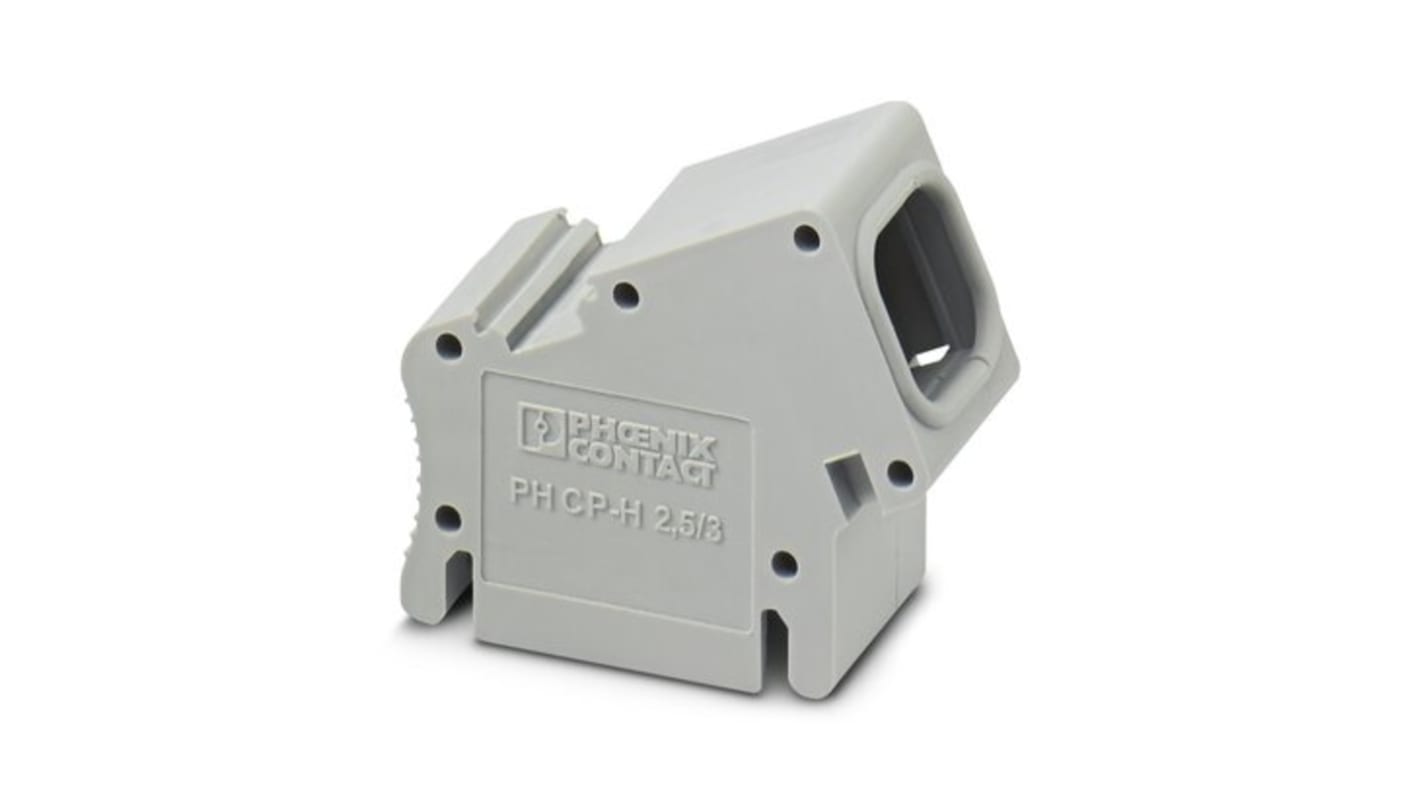 Phoenix Contact PH CP-H 2.5/3 Series Cable Housing for Use with DIN Rail Terminal Blocks