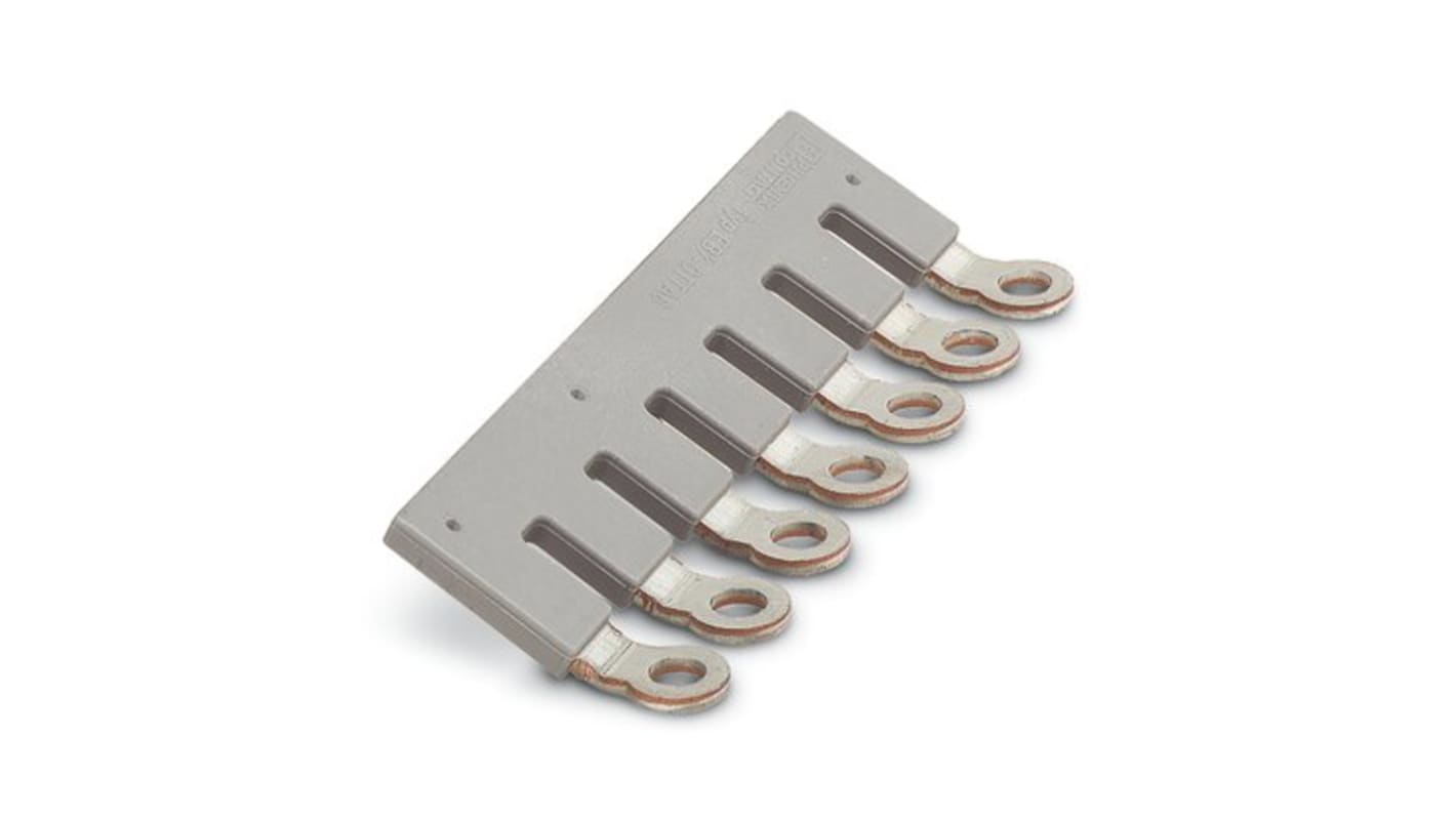 Phoenix Contact EB 7-OTTA 6 Series Insertion Bridge for Use with DIN Rail Terminal Blocks