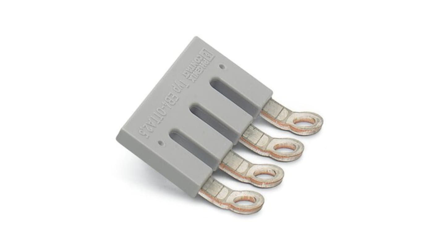 Phoenix Contact EB 4-OTTA 2.5 Series Insertion Bridge for Use with DIN Rail Terminal Blocks