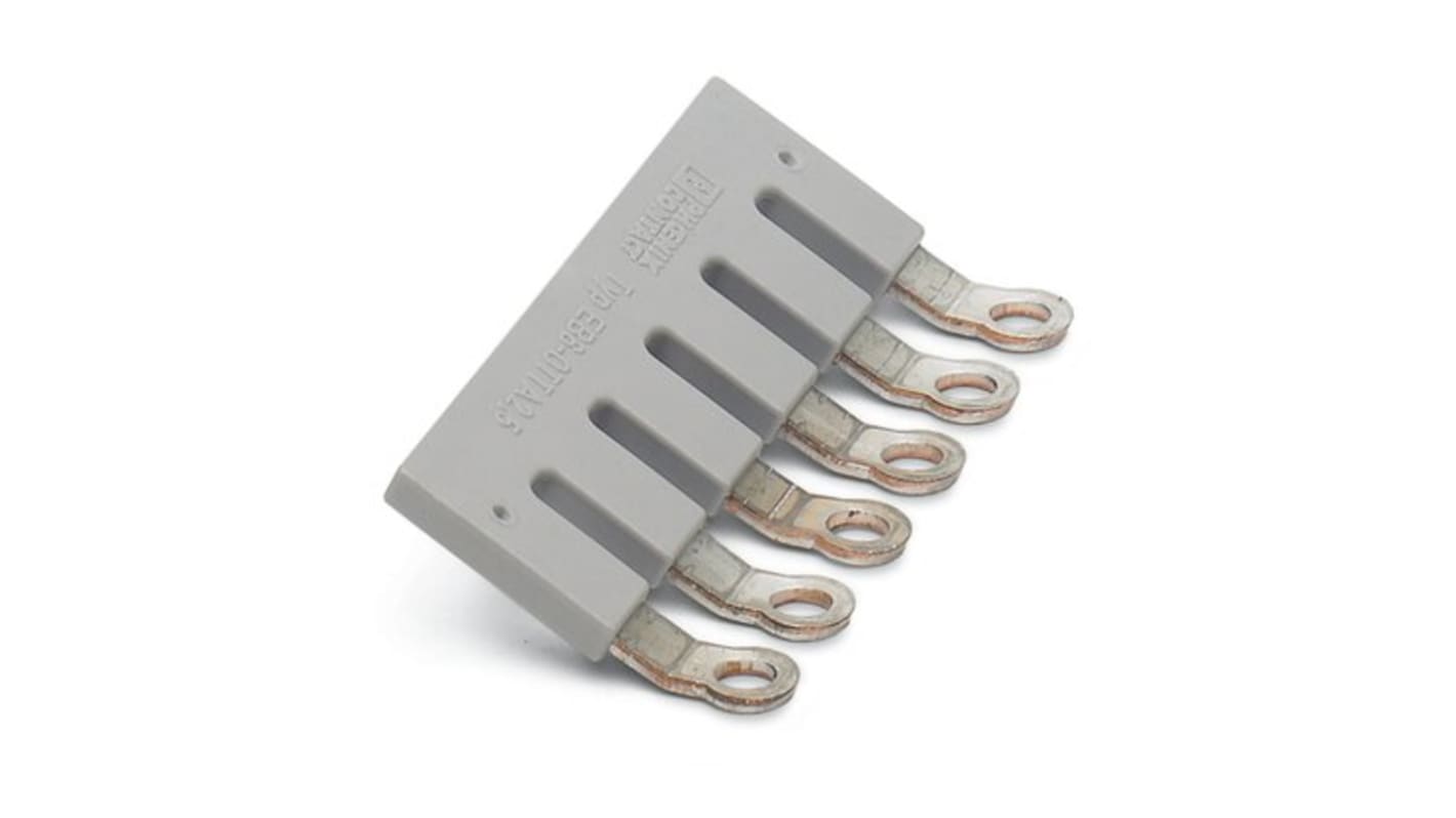 Phoenix Contact EB 6-OTTA 2.5 Series Insertion Bridge for Use with DIN Rail Terminal Blocks