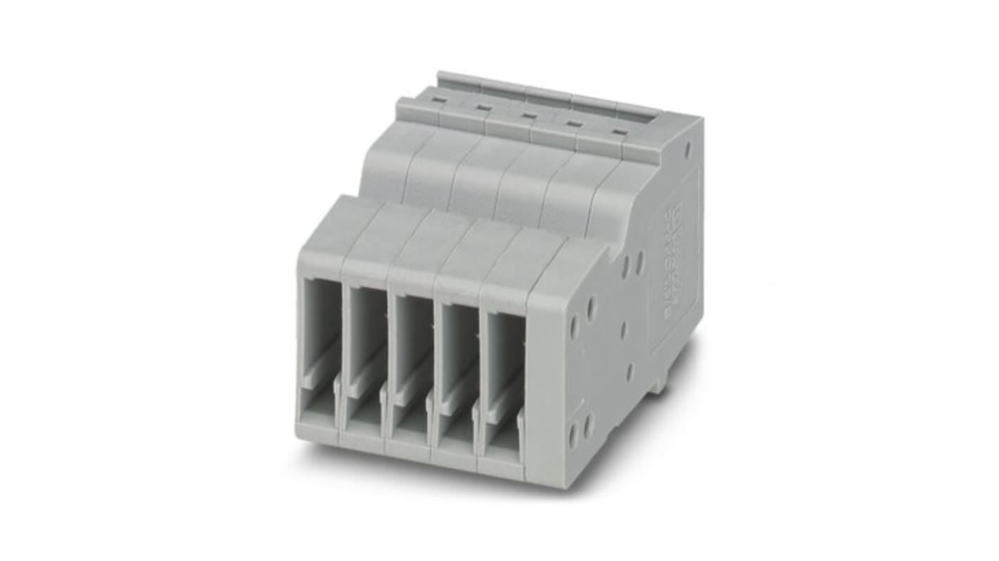 Recipiente Combi Phoenix Contact serie PPC 1.5/S/ 5, para usar con Bloques de terminales para carril DIN