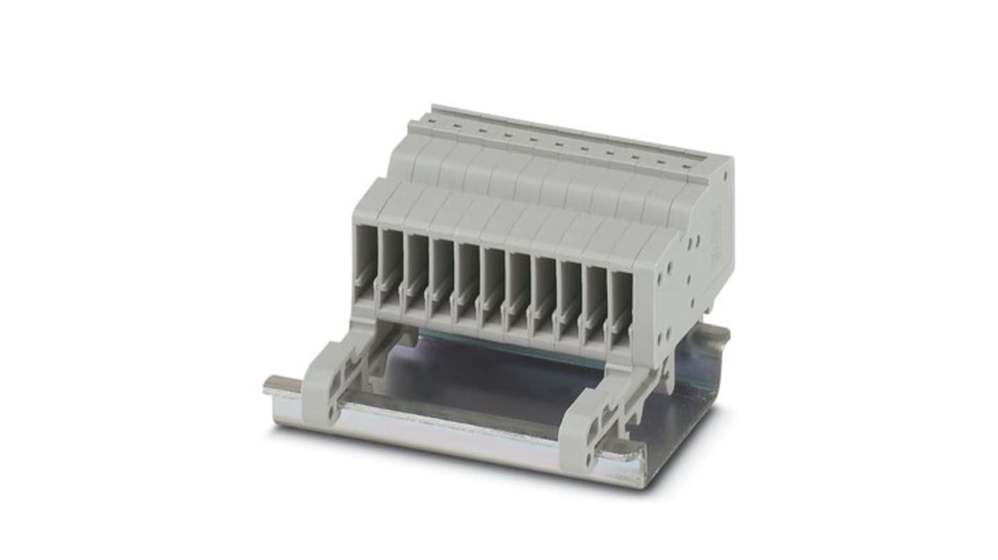 Phoenix Contact PPC 1.5/S-NS/11 Series Combi Receptacle for Use with DIN Rail Terminal Blocks, 17.5A
