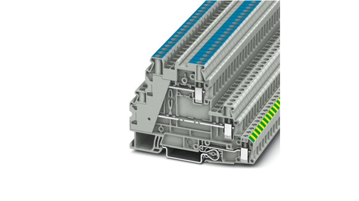 3214361 Phoenix Contact UT 4PE/L/N Series Grey Earth Modular