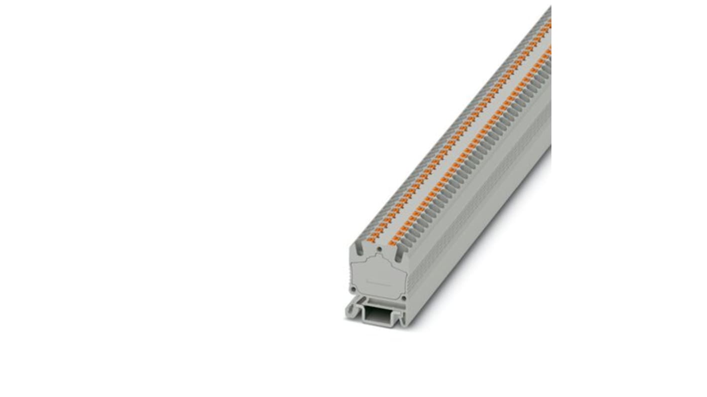 Phoenix Contact MP 1.5 Series Grey Feed Through Terminal Block, 1.5mm², Single-Level, Push In Termination