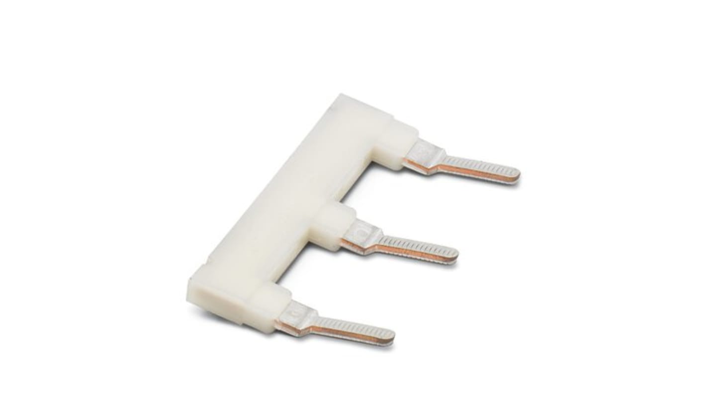 Phoenix Contact EB 3-15/ST Series Insertion Bridge for Use with DIN Rail Terminal Blocks