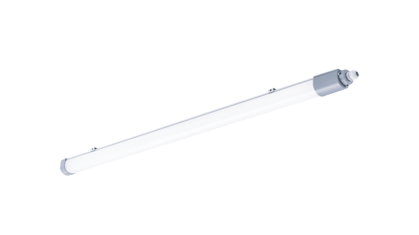 SHOT 30 W LED Batten Light, 240 V LED Luminaire, 1 Lamp, 1.24 m Long, IP66