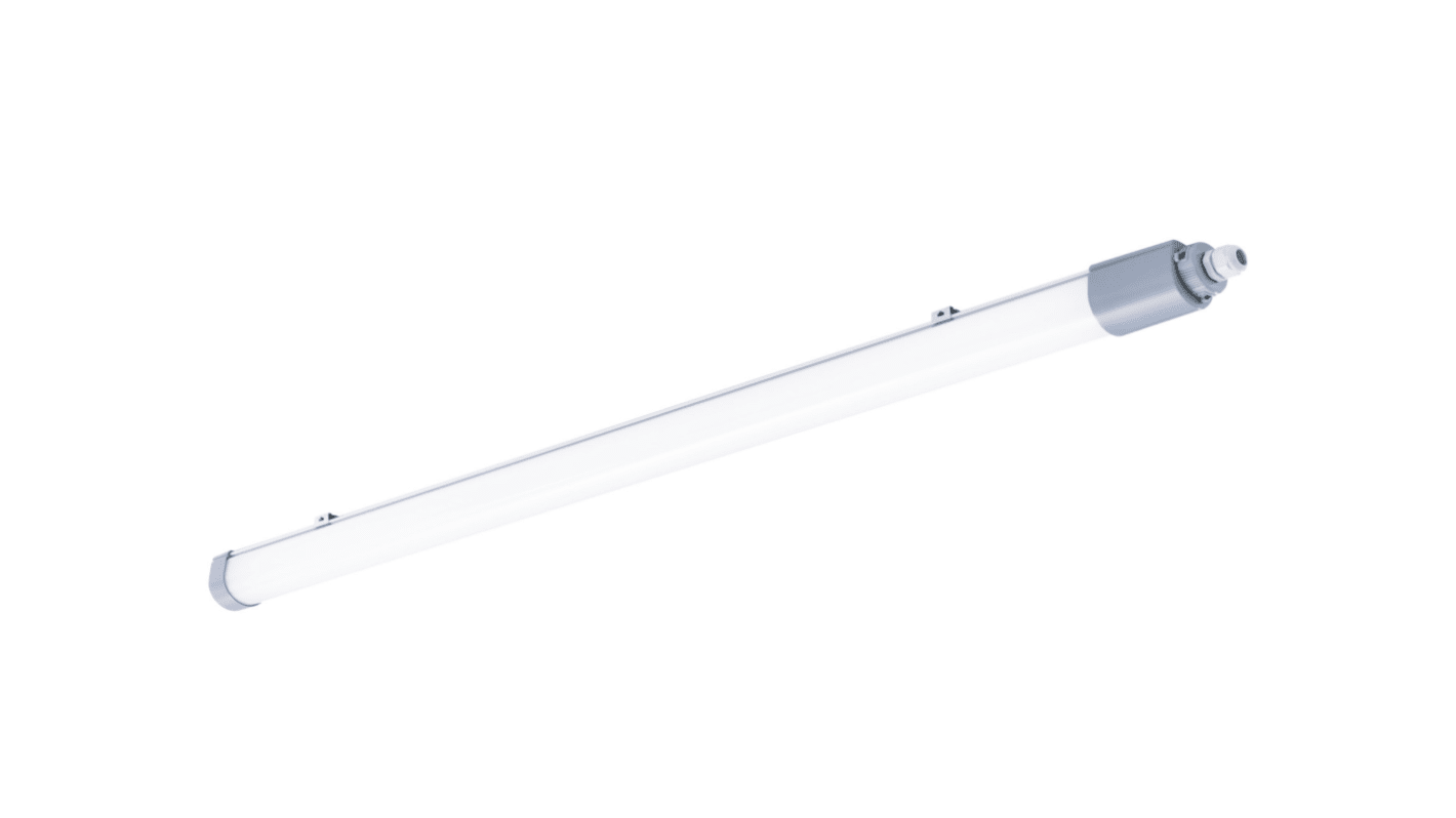 SHOT 47 W LED Batten Light, 240 V LED Luminaire, 1 Lamp, 1.64 m Long, IP66