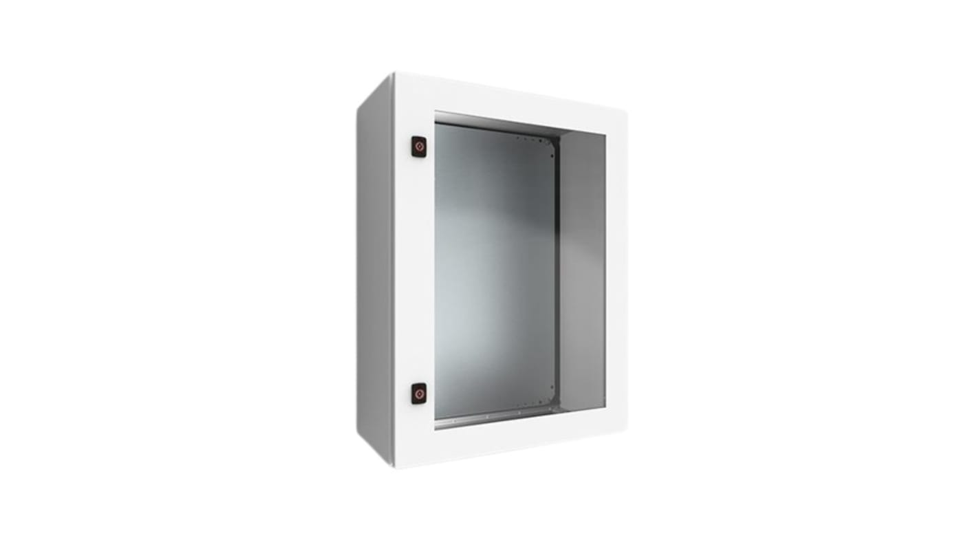 Puerta transparente nVent HOFFMAN serie AD de Acero templado, 600 x 600mm, para usar con Carcasas