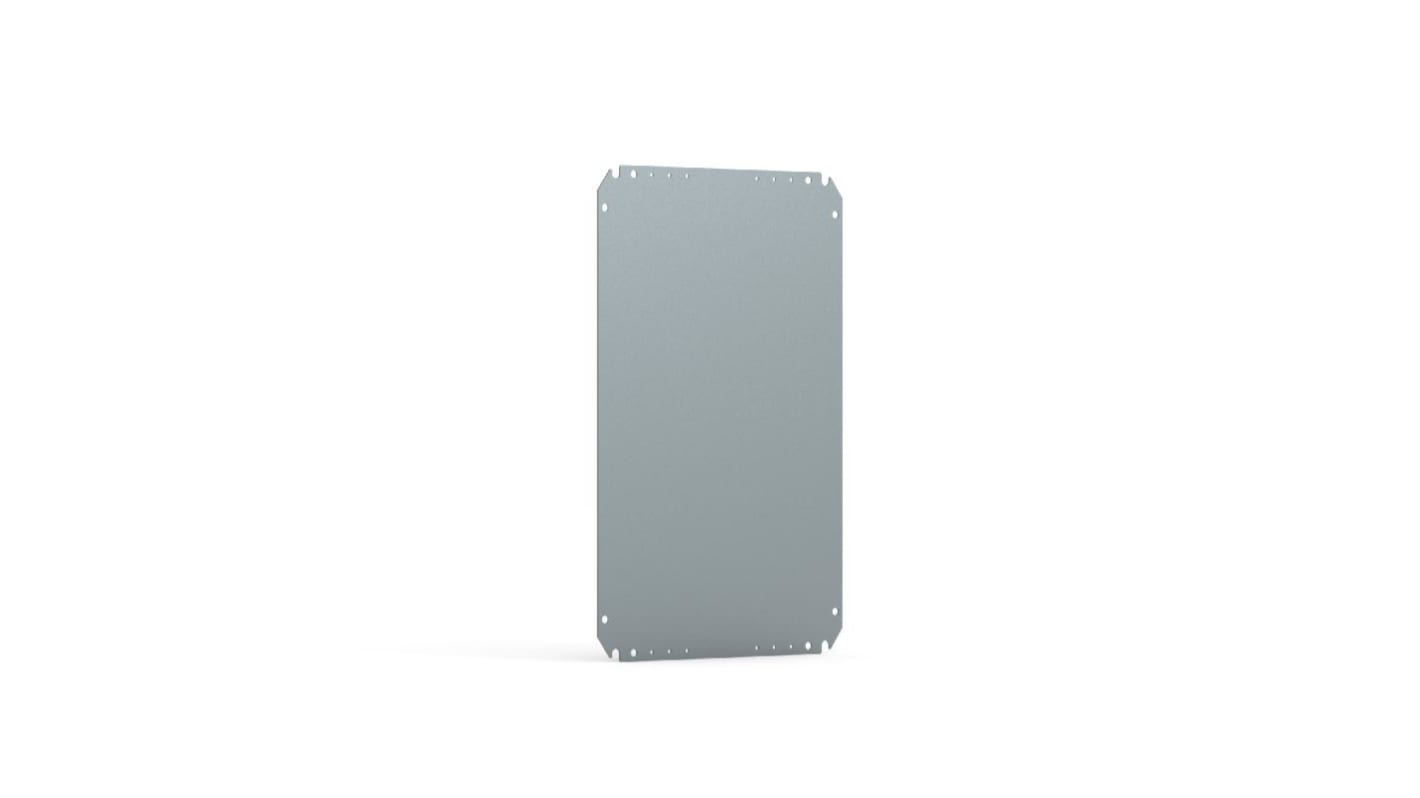 nVent HOFFMAN AMP Series Galvanised Steel Mounting Plate, 500mm W, 600mm L for Use with Enclosures