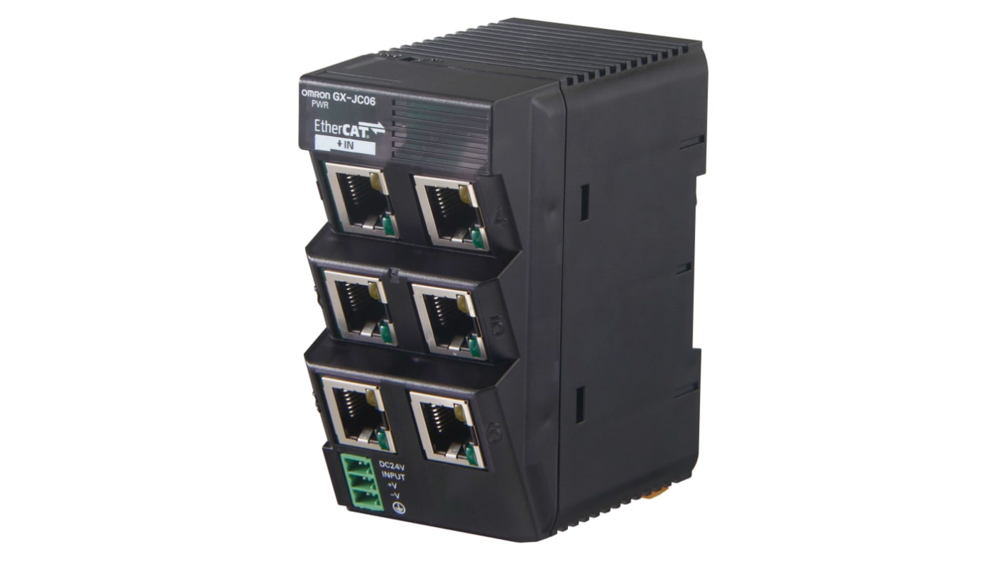 Modulo Ethernet Omron, serie GX-JC, per EtherCAT