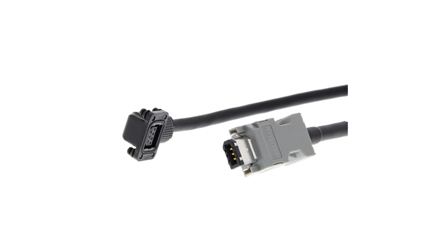 Cable para encoder Omron, 230 V, 50 → 750 W, long. 1.5m, para usar con Servomotor