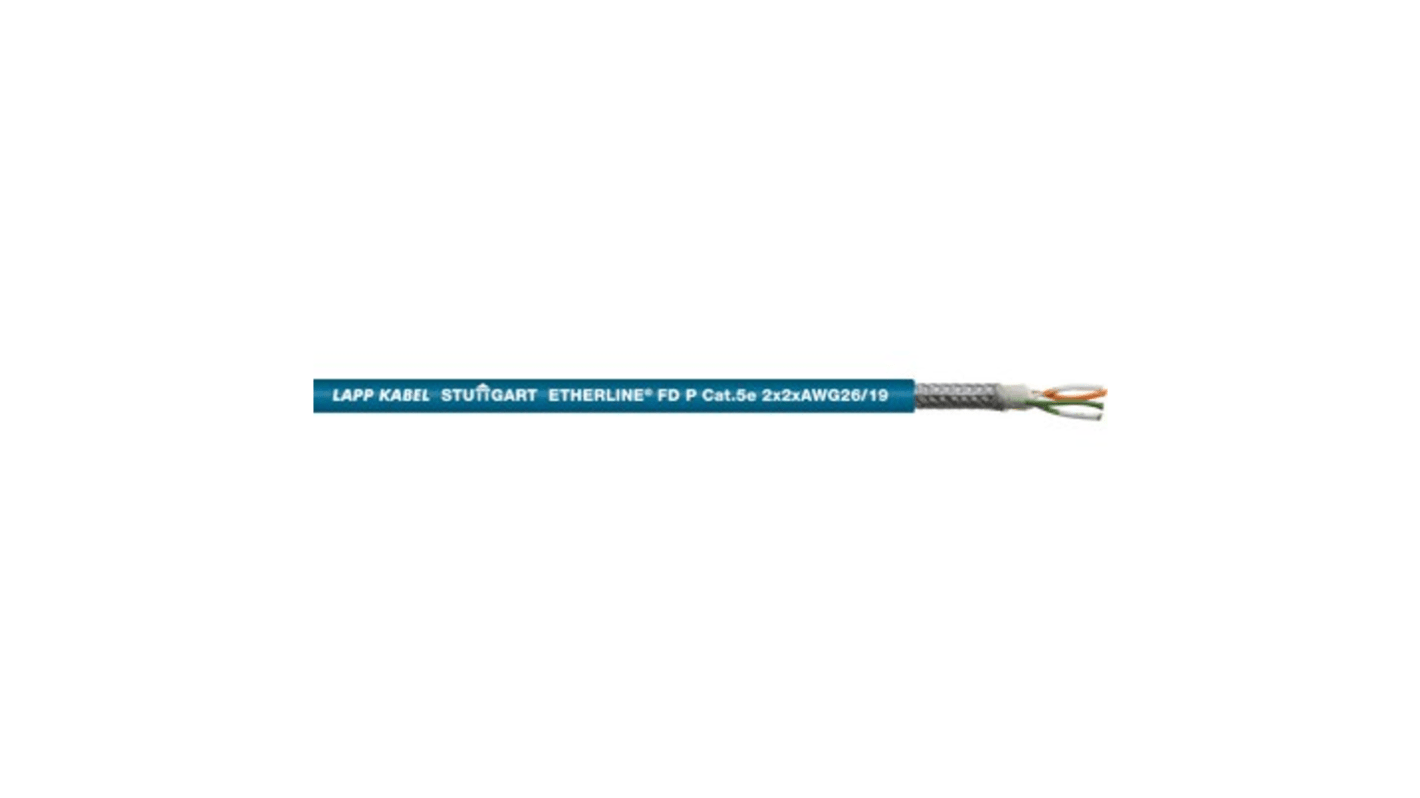 2170289 Lapp Cat5e Cable, Tinned Copper Braid, Green, 3.05m RS