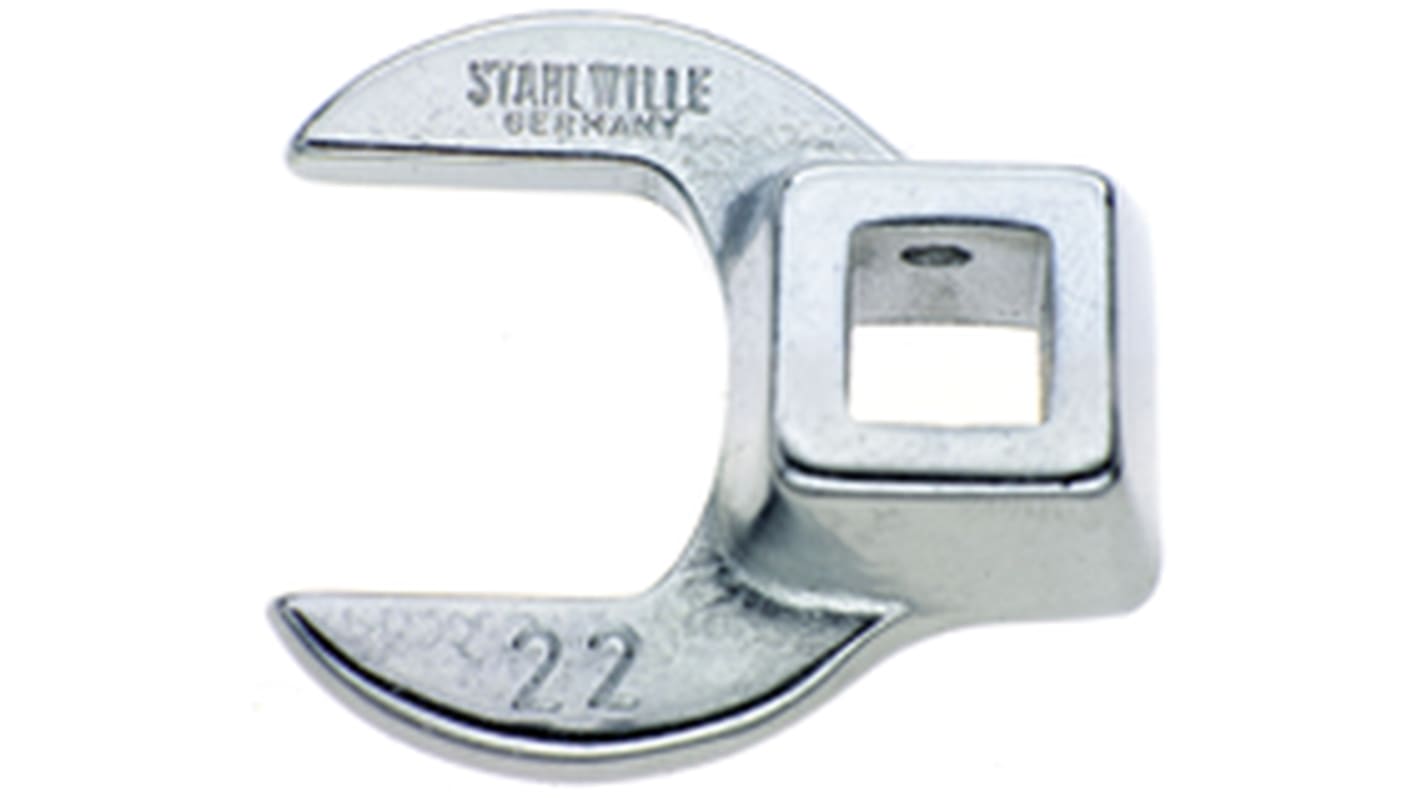 STAHLWILLE 540 series Series Crow Foot Crow Foot Spanner, 45 mm, 6.3 x 40mm Insert, Chrome Plated Finish