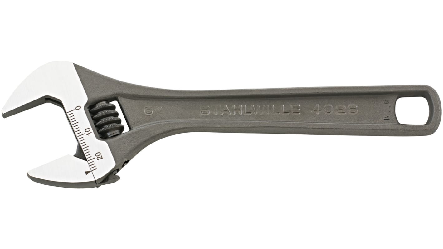 STAHLWILLE Rollgabelschlüssel Rollgabelschlüssel , Gerade Griff, Backenweite 34mm, / Länge 259 mm