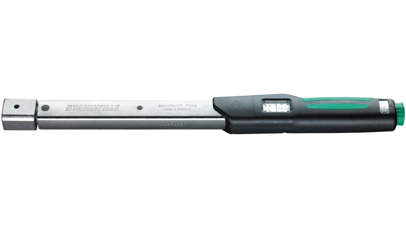 STAHLWILLE 4018754139538 Click Torque Wrench, 25 → 130Nm, 28 mm Drive, Hex Drive, 14 x 18mm Insert
