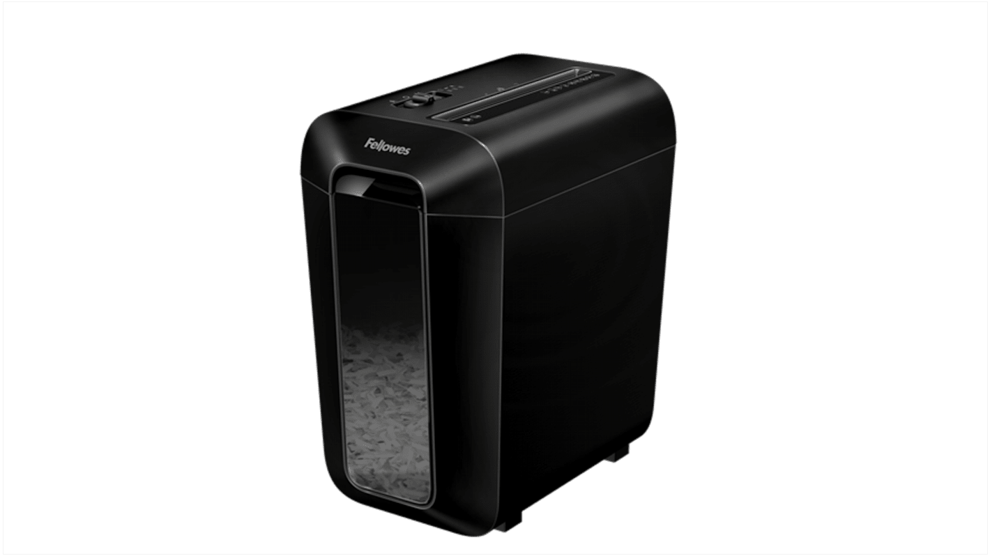 Fellowes Powershred LX65 22L Cross Cut Shredder Paper Clips and Credit Cards, Shreds Staples