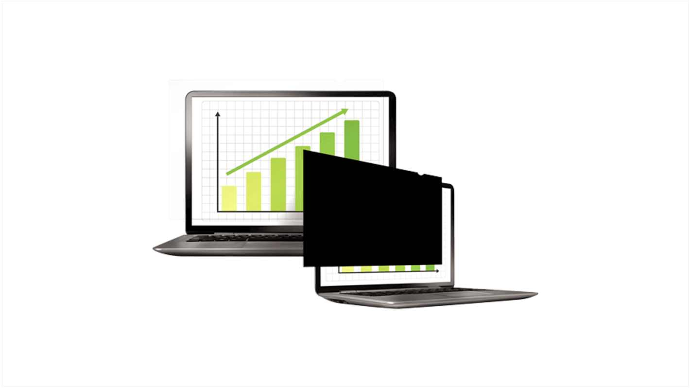 Fellowes Monitor Laptop-Bildschirmblende, Datenschutz Schwarz 13Zoll