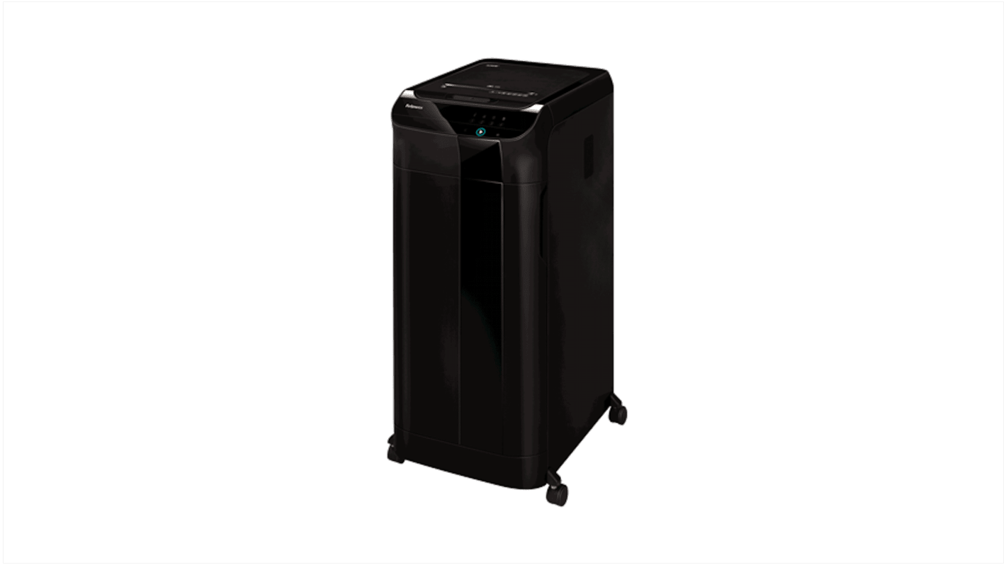 Fellowes AutoMax 550C 83L Cross Cut Shredder Credit Cards and Paper Clips with the Manual Insertion Slot, Shreds CDs,